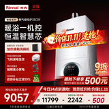 林内（Rinnai）【超二级能效】35KW燃气壁挂炉 供暖热水器两用 生活热水家用壁挂炉 天然气地暖采暖锅炉35C39