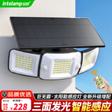 颖朗太阳能灯户外照明灯感应灯庭院灯家用路灯防水大门壁灯人来高亮