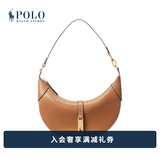 Polo Ralph Lauren 拉夫劳伦 Polo ID 女配 经典款皮革迷你单肩包 270-棕色 ONE