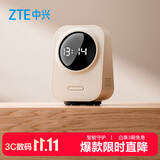 中兴（ZTE）小兴看看SC50云台版500万像素3K 超微光全彩 AI人形侦测手机查看双频家用摄像头监控 灰色