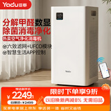 亚都（YADU）空气净化器 卫健委备案 冠状病消毒机 UFCO分解技术除甲醛烟味异味除甲流KJ550F-T550(Hi)甲醛数显