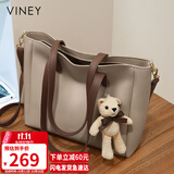 viney牛皮包包女包大容量托特包轻奢斜挎单肩包生日礼物品牌送女友老婆