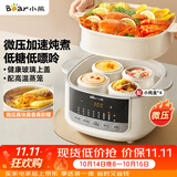 小熊（Bear）电炖盅电炖锅隔水炖家用4人用煲汤炖汤锅燕窝炖盅4.1L炖蒸煮一体微压电炖锅DDZ-J25G2