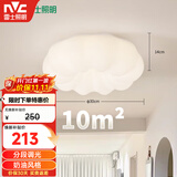 雷士（NVC）简约奶油风玄关灯书房卧室花型吸顶灯天花走廊灯24瓦