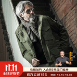 龙牙二代M65战地风衣外套修身野战战术服秋外套男战术夹克城市轻户外 军绿色（二代） M 175/96A(131-160斤)