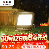 公牛（BULL）LED投光灯户外路灯庭院灯工地灯露营灯 IP65防水30W-3000K黄光