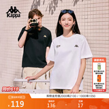 卡帕（Kappa）背靠背运动男士t恤短袖2026新款纯棉夏季跑步上衣K0D32TD21V