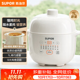 苏泊尔（SUPOR） 电炖锅 电炖盅 燕窝炖 宝宝辅食 婴儿煮粥锅1L精巧容量 bb煲 迷你煮粥煲汤锅隔水炖DZ10YC882