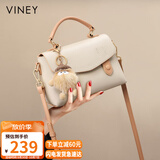 viney包包女包牛皮洋气剑桥包轻奢斜挎单肩包生日礼物品牌送女友老婆