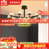 雷士（NVC）美式轻奢轻奢客厅灯灯臂发光吊灯无极调光10头灯饰WHXD114F/G-02