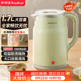 荣事达（Royalstar）烧水壶电热水壶1.7L大容量办公家用泡茶壶自动断电速热开水壶电水壶京东自营RS-KT1719Y