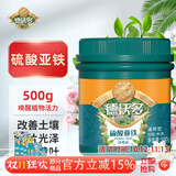 德沃多硫酸亚铁500g植物通用型花肥料杜鹃养花铁肥月季茉莉发财树颗粒