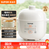 苏泊尔（SUPOR） 电炖锅 电炖盅 燕窝炖 宝宝辅食 婴儿煮粥锅1L精巧容量 bb煲 迷你煮粥煲汤锅隔水炖DZ10YC882