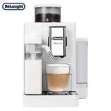 德龙（Delonghi）咖啡机 家用全自动咖啡机 进口意式小型现磨 冷热双奶泡智能互联全彩触屏可换豆仓R5 W 白月光礼物