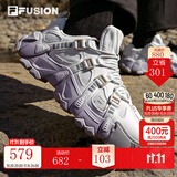 FILA斐乐山脉鞋 | 潮牌徒步鞋女鞋登山鞋山系风轻便透气运动休闲鞋女 雪白-SW 女款 39 女码