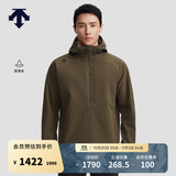 迪桑特（DESCENTE）TRAINING综训运动健身防泼水男士加绒梭织上衣 KK-卡其色 L (175/96A)