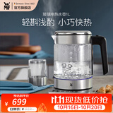 WMF福腾宝不锈钢 玻璃可调温电茶壶烧水壶保温茶壶电热水壶1L 1L