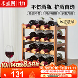 乐盛图红酒置物架家用红酒展示架简易红酒架摆件四层可放12瓶红酒LC681