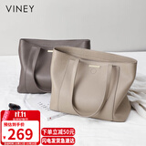 viney牛皮包包女包大容量托特包轻奢品牌单肩生日礼物高级感送女友老婆
