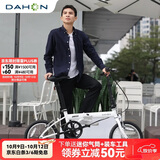 大行（DAHON）KT610 白色 折叠自行车16英寸YUKI超轻迷你便携男女式通勤单车