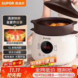 苏泊尔（SUPOR）电炖锅电炖盅 电砂锅煲汤锅 炖汤锅 燕窝炖锅 紫陶锅电汤锅煮粥神器 电煮锅家用DG50YC851多功能锅