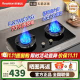 荣事达燃气灶 燃气灶双灶台 煤气灶双灶 燃气灶天然气不锈钢燃气灶嵌入式家用液化气大火力九头猛火灶 【节能省气】鸳鸯炉头·铜火盖R159 瓶装液化气5.0kW【火力以产品信息为准】