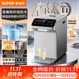 苏泊尔（SUPOR）有钛内胆电热水瓶风冷降温5L水箱可拆2200W速沸烧水壶净饮水机 恒温水壶调奶器SW-50T201Pro