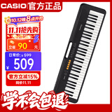 卡西欧（CASIO）电子琴CTS100黑色演奏教学初学时尚潮玩娱乐入门款61键单机款