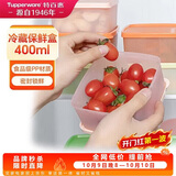 特百惠（Tupperware）冷藏400ml*2保鲜盒蔬菜水果收纳盒食品级冰箱储物盒密封不串味