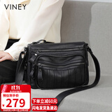 viney包包女包牛皮斜挎妈妈包中老年轻奢单肩包生日礼物品牌送女友老婆