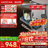 华帝（VATTI）恒温淋浴花洒套装黄铜水路枪灰琴键四功能浴室花洒淋浴全套一体式