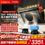 方太（FOTILE）油烟机R3超高风速侧吸油烟机灶具套装1000Pa家用大吸力小尺寸油烟机变频防倒灌烟灶套装 【挥手智控侧吸】搭TX22增压猛火灶天然气