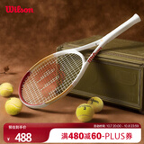 Wilson威尔胜TOUR ONE复古拍减震轻量大拍面全碳素一体网球拍WR106510U2