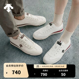 迪桑特（DESCENTE）【新色上市】男女CHRON TEMPO运动休闲薄底帆布鞋 D6231LSN25-男子-WT-白色 41
