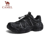 骆驼（CAMEL）云山1代户外免系登山休闲丑萌徒步鞋情侣 G15S076104 黑色 43