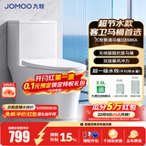 九牧（JOMOO）马桶脲醛抗菌虹吸式大冲力超一级水效节水马桶易洁无棱坐便器 脲醛抗菌大冲力节水马桶11558 400mm