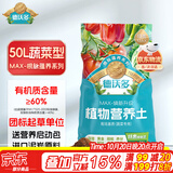德沃多50L植物营养土蔬菜瓜果土种菜有机土壤泥炭土绿植盆栽种植土椰糠