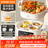 苏泊尔（SUPOR）电炖锅电炖盅隔水炖家用多功能煲汤炖汤盅陶瓷燕窝炖盅一盅五胆蒸炖一体 DZ25YC886