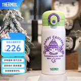 膳魔师（THERMOS）316L不锈钢保温杯保冷杯联名图案款生日礼物学生水杯 TCMO 微笑露营-Jessie350ml