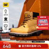 CAT卡特秋季户外鞋休闲时尚男靴工装靴明星款经典大黄靴登山鞋 经典款 39