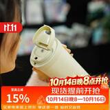乐扣乐扣（LOCK&LOCK）遇见元气保温保冷咖啡杯弹跳盖男女颜值水杯白色550ML