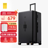 地平线8号（LEVEL8）行李箱 密码拉杆箱女男托运旅行PC箱28英寸大容量 旅行者系列黑色