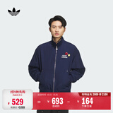 adidas休闲时尚宽松运动夹克外套长袖上衣男秋冬阿迪达斯三叶草