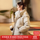 尚都比拉加厚保暖棉服女冬季女装连帽防风棉衣休闲百搭短款面包服棉袄外套