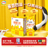 伊利味可滋香蕉牛奶240ml*12盒 香醇浓郁 营养早餐奶 礼盒装 7-8月产