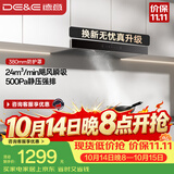 德意（DE&E）抽油烟机 欧式顶吸油烟机 24大风量 三重净烟系统 挥手智控 以旧换新 CXW-268-851A