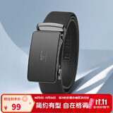 七匹狼皮带男士百搭自动扣牛皮裤腰带送爸爸男友老公实用纪念日生日礼物