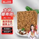 漫德莱大块粗椰壳 椰砖椰糠砖约8.2斤兰花营养土君子兰椰土蝴蝶兰种植土