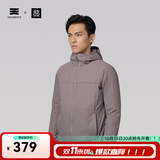 天石鹅铠甲防晒服男士运动皮肤防晒衣防紫外线城市轻户外G460 海岸灰色 XL