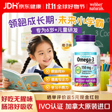 伟博（Webber Naturals）儿童鱼油6-12岁dha补脑增强记忆力提高专注力鱼油青少年6-18岁 【6岁+专研】学生鱼油 120粒*1瓶